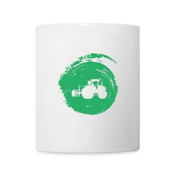 Bauer Mähdrescher Hof - Tasse - Weiß - Vorne