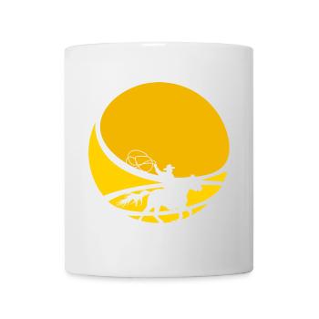 Rodéo de cow-boys - Mug blanc - blanc - Devant