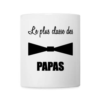 FROHER VATERTAG. PAPA. VATERTAG - Tasse - Weiß - Vorne