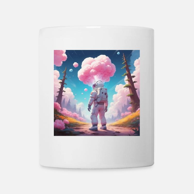 Astronaut on dream planet - Mug - white