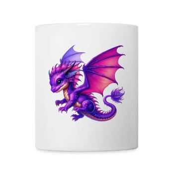 Drache - Tasse - Weiß - Vorne
