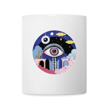 Psychedelic Eye - Mug - white - Front