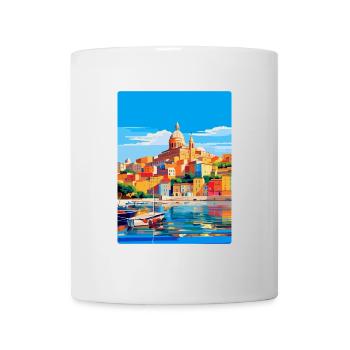 Cagliari Italy Vintage Travel Poster Souvenir WPA - Mug - white - Front