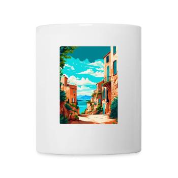 Mallorca Spanien Vintage Reiseplakat Souvenir WPA - Tasse - Weiß - Vorne