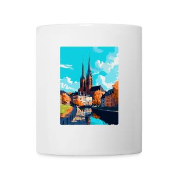 Uppsala Sweden Vintage Travel Poster Souvenir WPA - Mug - white - Front