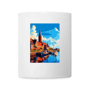 Halmstad Sweden Vintage Travel Poster Souvenir WPA - Mug - white - Front
