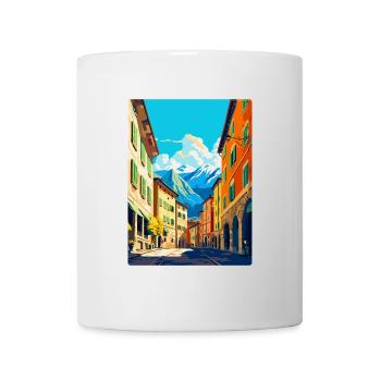 Trient Italien Vintage Reiseposter WPA Souvenir - Tasse - Weiß - Vorne