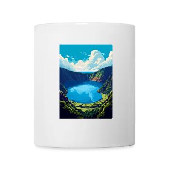 The Azores Portugal Vintage Travel Poster WPA Art - Mug - white - Front