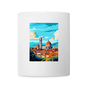 Florence Italy Vintage Travel Poster Souvenir WPA - Mug - white - Front
