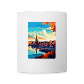Nimwegen Niederlande Vintage Reiseplakat WPA Kunst - Tasse - Weiß - Vorne