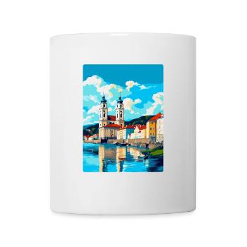 Passau Germany Vintage Travel Poster Souvenir WPA - Mug - white - Front