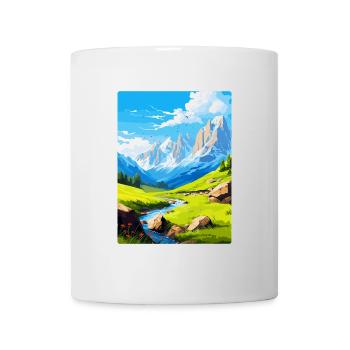 Picos De Europa National Park Spain Travel Poster - Mug - white - Front