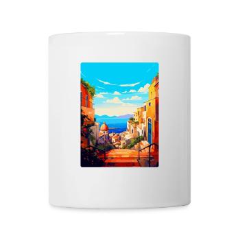 Naples Italy Vintage Travel Poster WPA Souvenir - Mug - white - Front