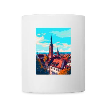 Freiburg Germany Vintage Travel Poster Souvenir - Mug - white - Front