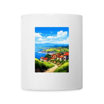 Basque Country Spain Vintage Travel Poster WPA Art - Mug - white - Front
