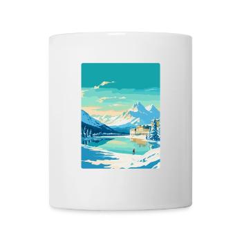 St Moritz Switzerland Vintage Travel Poster WPA - Mug - white - Front