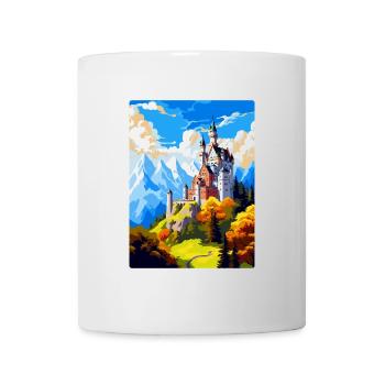 Neuschwanstein Castle Germany Travel Poster WPA - Mug - white - Front