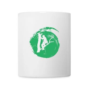 Kletterer Ausrüstung Steigeisen - Tasse - Weiß - Vorne