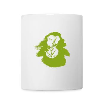Végétalien sain - Mug blanc - blanc - Devant