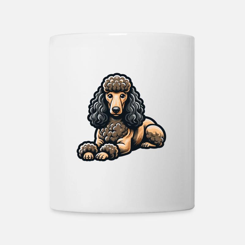 Pudel - Tasse - Weiß