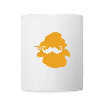 Gesichtsbehaarung Bart - Tasse - Weiß - Vorne