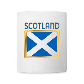 DRAPEAU DE L’ECOSSE GRANDE-BRETAGNE EUROPE - Mug blanc - blanc - Devant