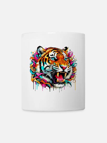 Tiger - Tasse - Weiß