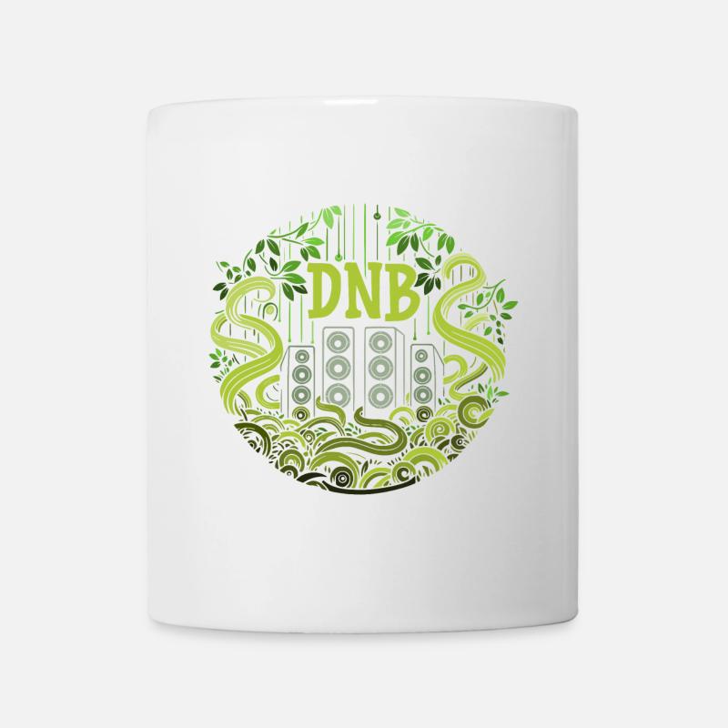 dnb jungle, drum and bass junglist - Mug blanc - blanc