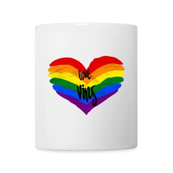 Pride LGBT Love Wins - Mug - white - Front