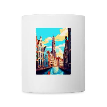 Antwerp Belgium Vintage Travel Poster Souvenir WPA - Mug - white - Front