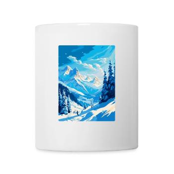 St. Anton am Arlberg Österreich Vintage Reiseplakat - Tasse - Weiß - Vorne