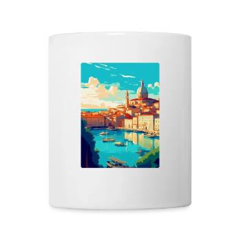 Marseille Frankreich Vintage Reiseplakat Souvenir - Tasse - Weiß - Vorne