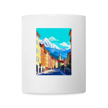 Innsbruck Austria Vintage Travel Poster Souvenir - Mug - white - Front