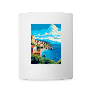 Sicily Italy Vintage Travel Poster WPA Souvenir - Mug - white - Front
