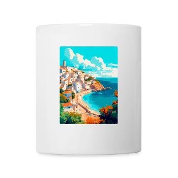 Ibiza Spain Vintage Travel Poster WPA Art Souvenir - Mug - white - Front