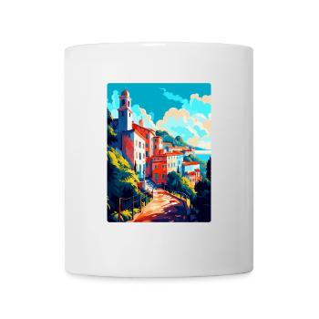 Sintra Portugal Affiche de voyage vintage Souvenir WPA - Mug blanc - blanc - Devant