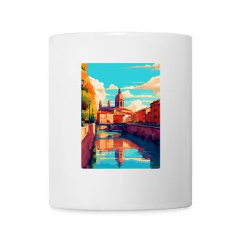 Toulouse Frankreich Vintage Reiseplakat Souvenir WPA - Tasse - Weiß - Vorne