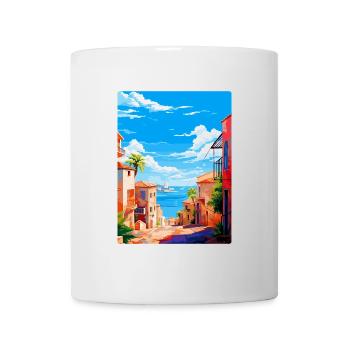 Palma Nova Spain Vintage Travel Poster Souvenir - Mug - white - Front