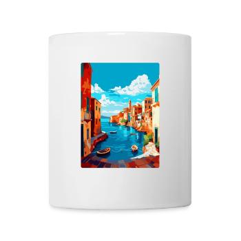 Chania Griechenland Vintage Reiseplakat WPA Souvenir - Tasse - Weiß - Vorne