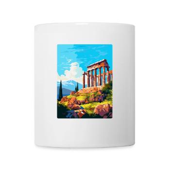 Antikes Korinth Griechenland Vintage Reiseposter WPA - Tasse - Weiß - Vorne