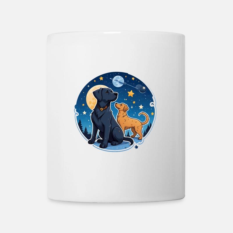 Freunde unter den Sternen - Tasse - Weiß