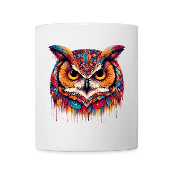 Eule - Tasse - Weiß - Vorne