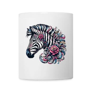 Zebra - Tasse - Weiß - Vorne