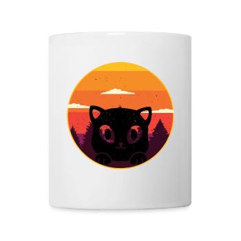 Chats Chats Années 80 Rétro Vintage Années 90 - Mug blanc - blanc - Devant