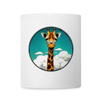 Girafe - Mug blanc - blanc - Devant