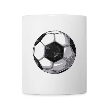 Fußball Ball Vintage - Tasse - Weiß - Vorne