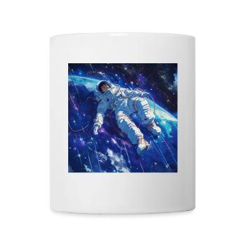 80er Jahre Anime Typ beruhigender hochwertiger Modedruck - Tasse - Weiß - Vorne