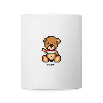 Pixel Bear Hungary - Mug - white - Front