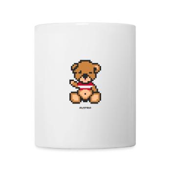 Pixel Bear Austria - Mug - white - Front