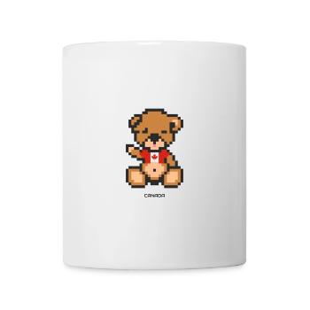 Pixel Bear Canada - Mug - white - Front